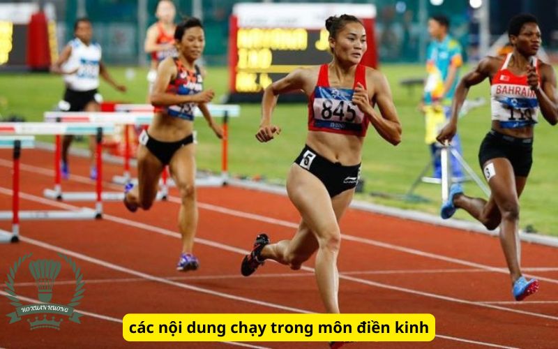 các nội dung chạy trong môn điền kinh