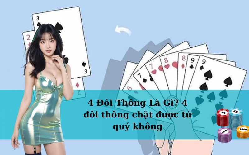 4 Đôi Thông Là Gì? 4 đôi thông chặt được tứ quý không