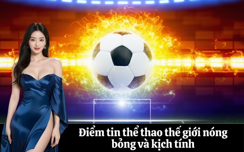 Điểm tin thể thao thế giới nóng bỏng và kịch tính