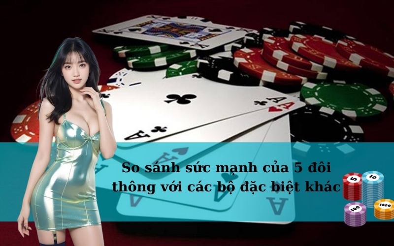 So sánh sức mạnh của 5 đôi thông với các bộ đặc biệt khác