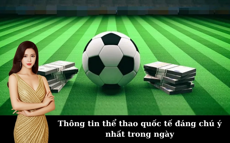 Thông tin thể thao quốc tế đáng chú ý nhất trong ngày