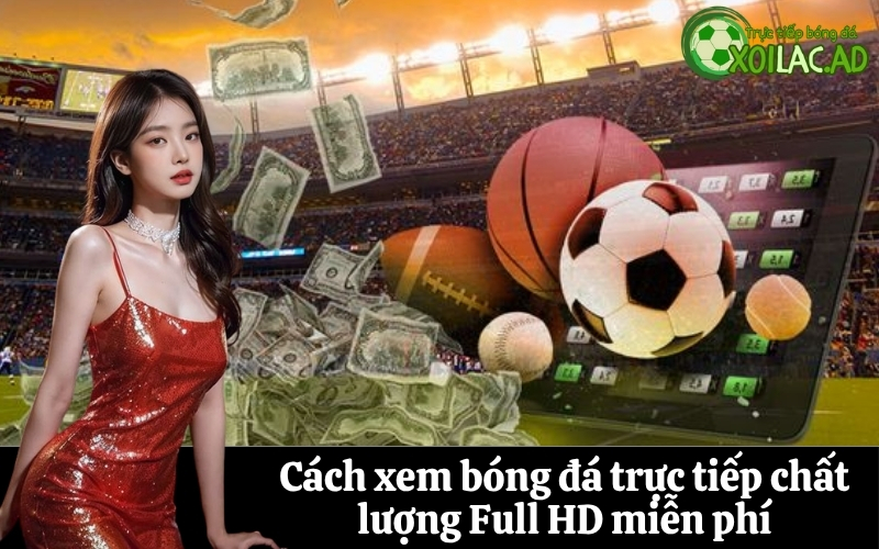 Cách xem bóng đá trực tiếp chất lượng Full HD miễn phí