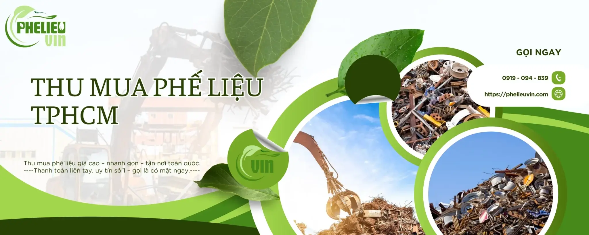 Thu mua phế liệu TP.HCM - Phế liệu Vin