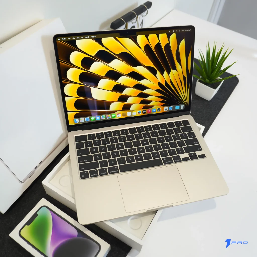 Macbook Air M4 với thiết kế mỏng nhẹ và hiện đại