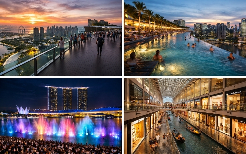 Review Marina Bay Sands Biểu tượng giải trí và nghỉ dưỡng Singapore
