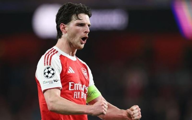 Phân tích tư duy chơi bóng thông minh và bản lĩnh thi đấu của Declan Rice